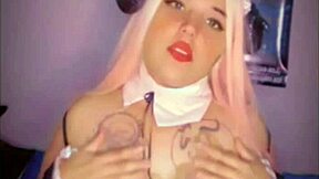 Your Slutty Maid Craves Young Cock with Big Natural Tits Orgasm