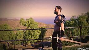 Worship this black princess ass before she takes warrior's huge black cock