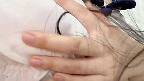 man, watching her cosplay pussy up close makes me wanna fill those tight panties with cum