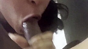 my petite ebony lover's submissive creampie fills her on christmas