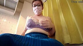 a married woman fingers her big tits in kitchen full vid link!