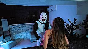Terrifier Pounds Natalia Alvarado's Tight Pussy on Halloween
