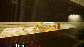 shh you sneaky perv watching your curvy neighbor finger her huge tits