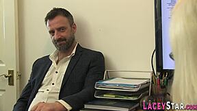 Mature Doctor's Ass Banged Hard by Patients in Office