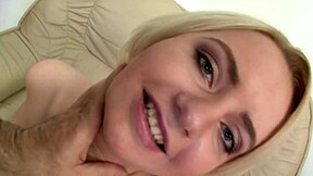 Young blonde teen rides stepbro's cock anal doggystyle gaping tight holes