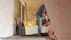 bambi maso tied drooling through intense deepthroat facefuck