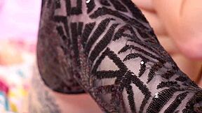 two shaved caucasian lesbians lick pussies riding faces to orgasm