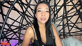 19 year old girl fucks huge cock guy and his friend threesome