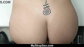 what happens when mall cop catches 18+ teen stealing toys then fucks her tight pussy?