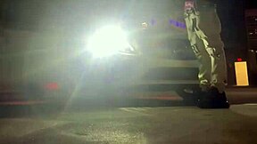 Beale Street Garage Ebony Creampie Doggystyle Bent Over Pounding