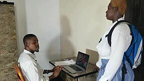 Busty 18+ College Teen Pounds Huge Tits with Corrupt Teacher