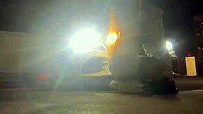 Beale Street Garage Ebony Creampie Doggystyle Bent Over Pounding