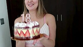Stepson Rams Stepmom Ass on Birthday!