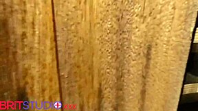 Peep Your Curvy British Neighbor Finger Her Huge Tits to Orgasm!