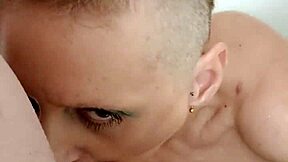 German milf prostitute Sandra delivers whore blowjob facefuck