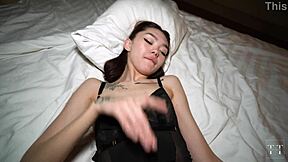 Asian teen slut pussy craves rough cock pounding all night