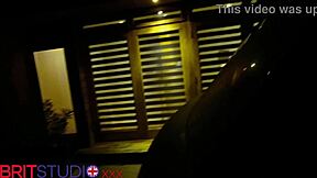 Peep Your Curvy British Neighbor Finger Her Huge Tits to Orgasm!