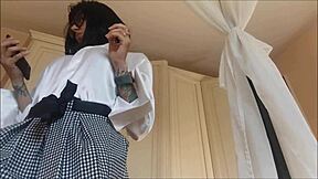 Beautiful Nerdy Secretary Lifts Skirt for Salary Raise Fuck