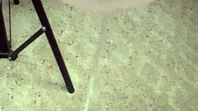 She pumps her toy until monster cock explodes cum inside