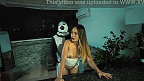 Terrifier Pounds Natalia Alvarado's Tight Pussy on Halloween