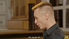 i get so thrilled by this mature blonde cougar in stockings