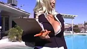 big tits blonde milf rides monster cock to cumshot