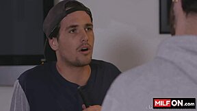 horny silvia saige rubs clit as ramon nomar's huge cock pounds her wet milf pussy