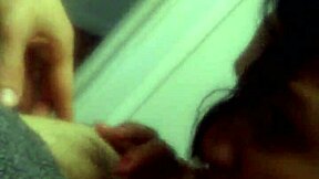 Latina couple sucks big cock with friend ass shaking blowjob action