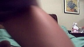 What if this teen shoves toys double deep into her shaved ass and pussy?