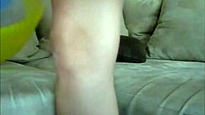 Sophie Fingers Petite Pussy in Jeans Miniskirt Pink T-Shirt and Red Lingerie Webcam