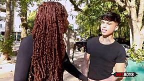 me and my friend tag team my boyfriend's ass