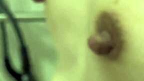 Hidden Cam Catches Cute Japanese Amateur's Beautiful Tits Nude After Bath