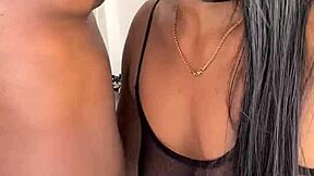 cute latina teen licks and sucks my nipples endlessly in bed kissing nonstop