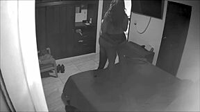 Old man fucks young student on bed hardcore action