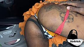 nnn-no way, my stepsister twerks in my new benz for a ride... but ends up getting fucked hard!