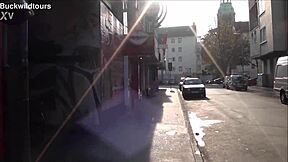 Discover Vibrant Sights Along Kaiserstrasse in Hanover Germany with Tourists