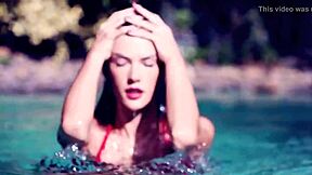 damn alessandra ambrosio strips so teasingly hot!!