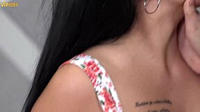 Pussy peeing turns wild with close up licks kisses and toys between lovers