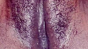 peek at my dripping shaved pussy