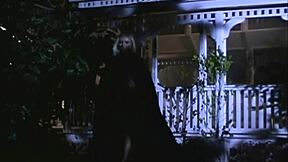 fucking hot brunette milf in sexy white lingerie on bed