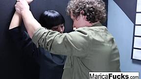 Master Marica Hase Trains Ninja Student Robby in Pussy Pounding!