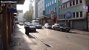 Discover Vibrant Sights Along Kaiserstrasse in Hanover Germany with Tourists