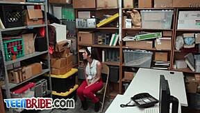 Monster Cock Makes Cute Brunette Beg Doggystyle!