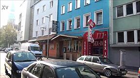 Discover Vibrant Sights Along Kaiserstrasse in Hanover Germany with Tourists