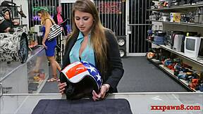 pervy pawn guy rails amateur big-boob brunette with his monster cock