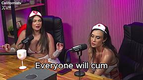 Latina MILF And Young Girlfriend Unleash Wild Lingerie Masturbation Party