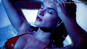 damn alessandra ambrosio strips so teasingly hot!!