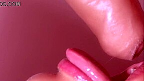 Japanese Babe Takes Monster Cock Close Up To Cum