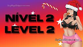 Mrs Santa Twerks Her Oiled Big Ass in Cock Hero Jerk Off Game!