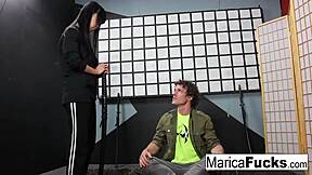 Master Marica Hase Trains Ninja Student Robby in Pussy Pounding!